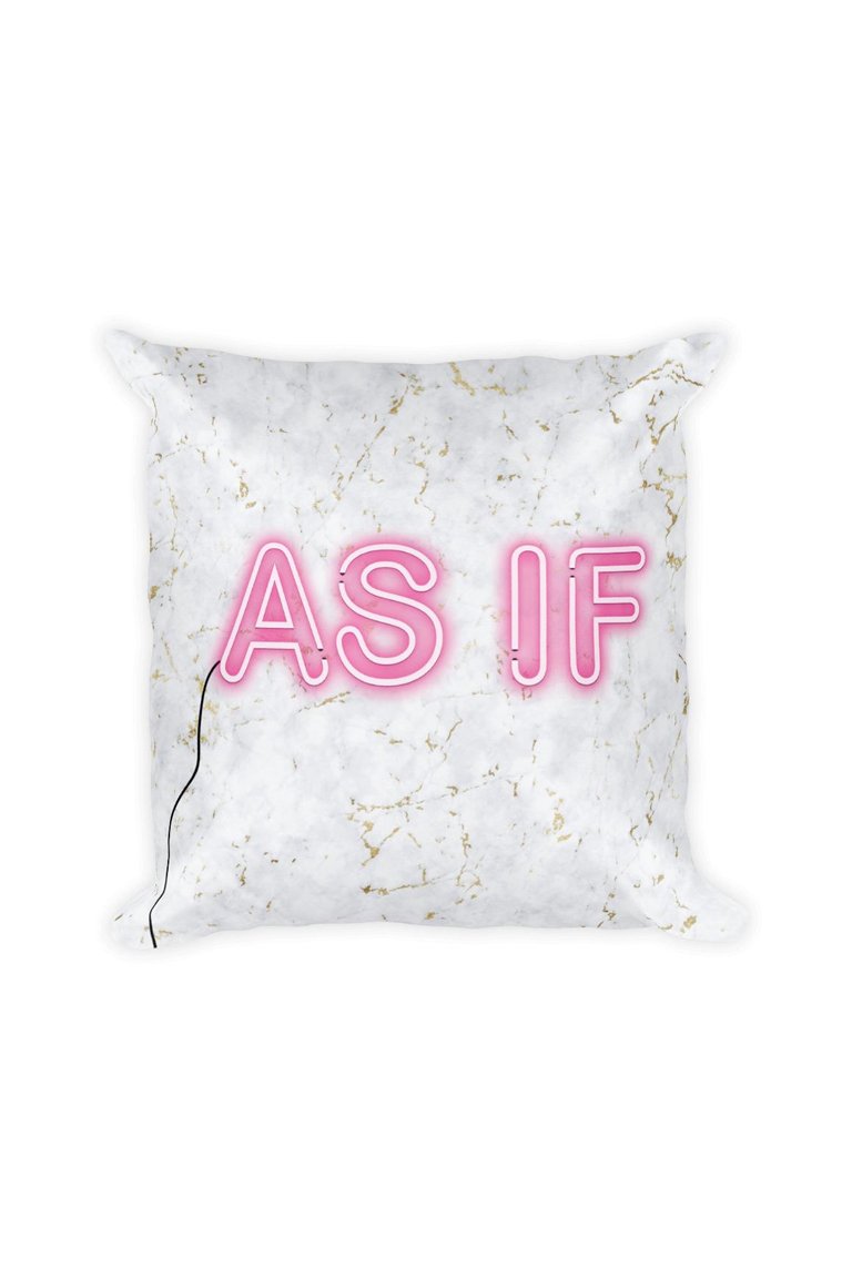 As If Throw Pillow